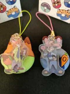 ディズニーストア ズートピア2 シークレットストラップ ニック ジュディ