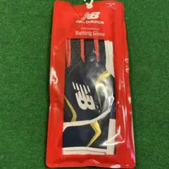美品○【希少品】ニューバランス バッティンググローブ 青×赤×シルバー 