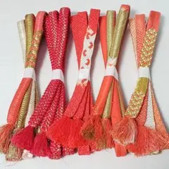モ*コ様 (1829)帯締め 5点 まとめ売り 帯紐 着物 和装 小物