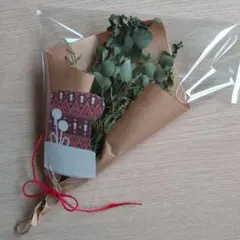 【数量限定】⑦クリスマススワッグ　ユーカリ　コニファー　ドライリーフ