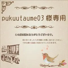 pukuutaume03様専用