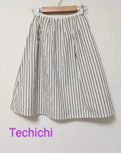 Techichi ストライプ フレアスカート Sサイズ 春夏のサムネイル