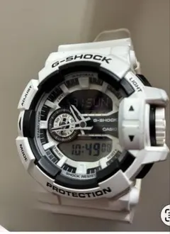 値下げしました☆CASIO G-SHOCK GA-100 ブラック×ホワイト - メルカリ