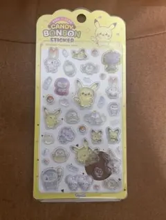 【正規品】ポケモン 3Dシール ポケピース 韓国限定 イエロー