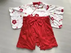 ベビー袴　ロンパース　70　ひな祭り百日祝