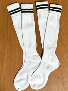 新品 サッカーソックス スポーツハイソックス 2足セット 22〜24cm
