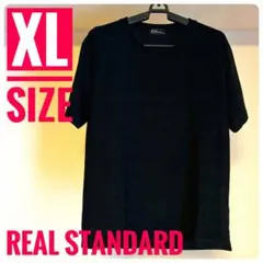 Real Standard　リアルスタンダード　Tシャツ　XL　半袖　ブラックのサムネイル