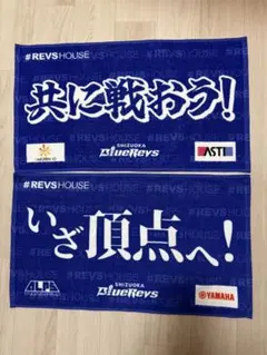 静岡ブルーレヴズ　青援応援タオル2枚　浦安d-rocks