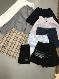キッズ　140cmパンツ・スカートセット