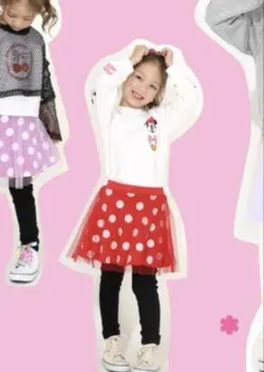 BABYDOLL ミニーちゃんレギンスセット　130cm