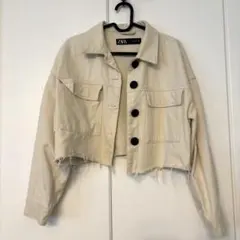 ZARA ザラ　ショート丈デニムジャケット　S