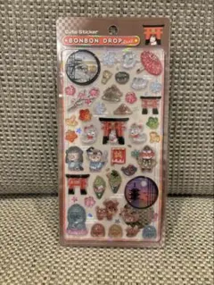 【正規品】古都巡り　ボンボンドロップシール　和柄