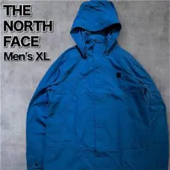 ノースフェイス マウンテンパーカー ナイロンジャケット ブルー 青 メンズ XL