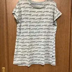 UT 猫プリント 半袖Tシャツ Lサイズ グレー