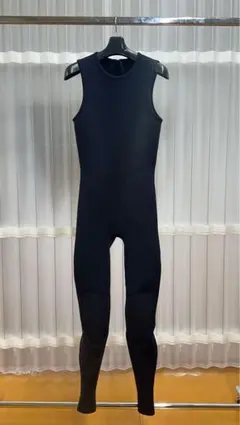 ロングジョン・ジャケット　L バックジップ　ブラック　カモブラック