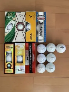 ゴルフボール　ブリヂストン　キャロウェイ　Srixon　Titleist　ナイキのサムネイル