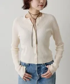 大特価‼今季　完売品　ホールガーメントRIBカーディガンのサムネイル