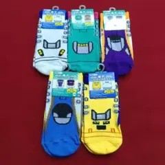 新品 新幹線 キッズ靴下 5足セット