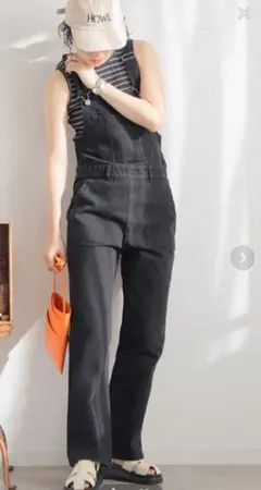 SIMPLICITE フレアdenim オーバーオール