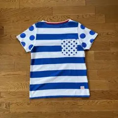 快晴堂 ボーダー tシャツ 水玉 ドットのサムネイル