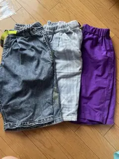 キッズ 半ズボン 3点セット 140cm