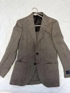 UNITED ARROWS ヘリンボーンジャケット　ブラウン　42