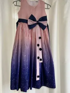 若様専用　子供用フォーマルドレス ピンク紫グラデーション140