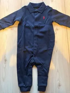 新品未使用Ralph Lauren ネイビーロンパース 74cm