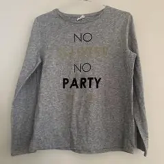 zara girls kids ロンT 長袖カットソー　グレーTシャツ