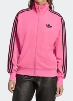 adidas トラックジャケット　ピンク