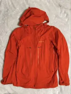 オレンジ マウンテンパーカー