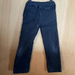 MUJI 120 ネイビーグリーン パンツ