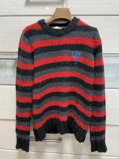 TOMMY ストライプニットセーター Mサイズ