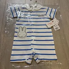 【新品】miffy ミッフィー　半袖ロンパース　50-60cm 女の子　男の子のサムネイル