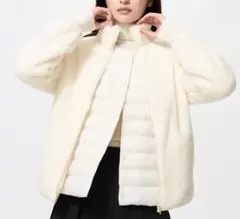 UNIQLOユニクロファーリーフリースフルジップジャケット