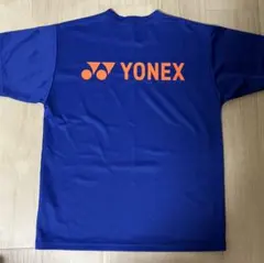 YONEX バドミントンシャツ S 青