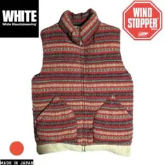 M White Mountaineering レッド ノルディック ダウンベストのサムネイル