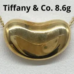Tiffany & Co. K18 ビーン型ネックレス