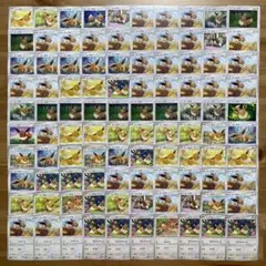 3995 イーブイ 100枚 人気セット ブイサーチ等 パーツ 大量 まとめ売り