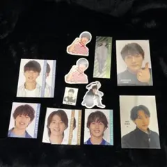 稲葉通陽↔久保廉学ラン自撮りカード　学ランシール　俺バンシール　デタカ　シール