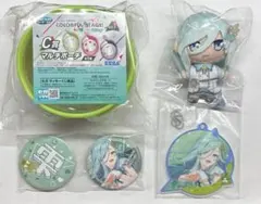 プロセカ　日野森雫　ラッキーくじ　マスコット　缶バッチ　アクキー　マルチポーチ