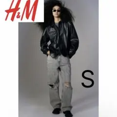今季完売品 H＆M レザージャケット オーバーサイズ
