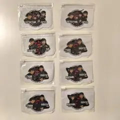 名探偵コナン スライドポーチ 緋色の弾丸　セブンイレブン　4種×2枚