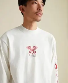 saturdays nyc × moon collective コラボロンT