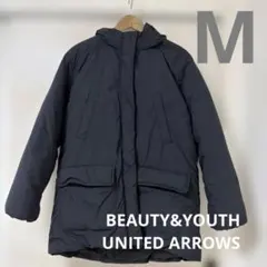 ユナイテッドアローズ　ダウン　M ネイビー　レディース　フェザー　ジャケット