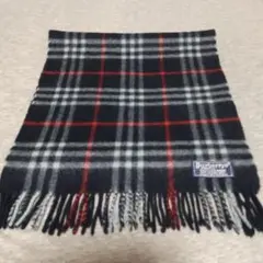 Burberry カシミヤ100% チェックマフラー