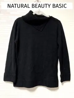 NATURAL BEAUTY BASIC【3way】タートルニット