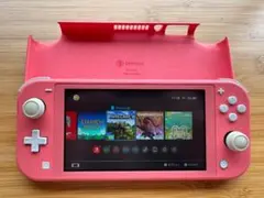 任天堂 Switch Lite コーラル 初期化済 128GBマリオSD付
