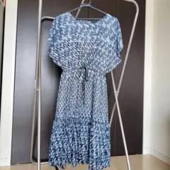 UNTITLED 総柄 半袖ワンピース 2