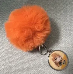 カラフルピーチ　えと　ポンポンキーホルダー